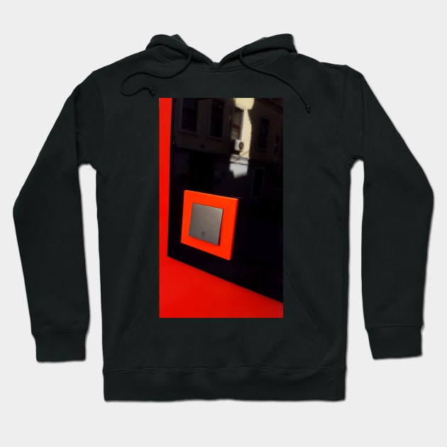 Just Behind the RED ON/OFF Switch Hoodie by mister-john